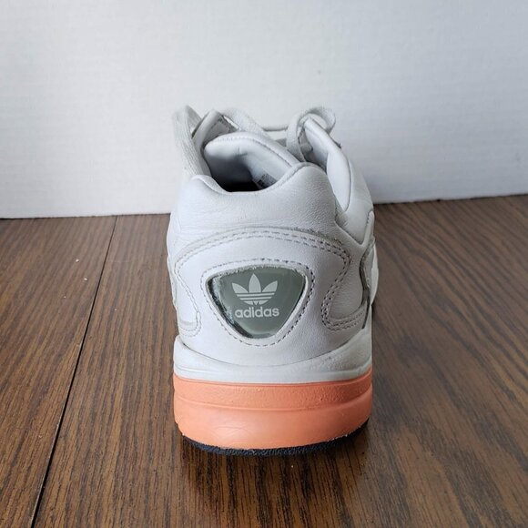Adidas Originals Falcon Womens Size 6.5 Athletic Shoes White Orange - Picture 7 of 11